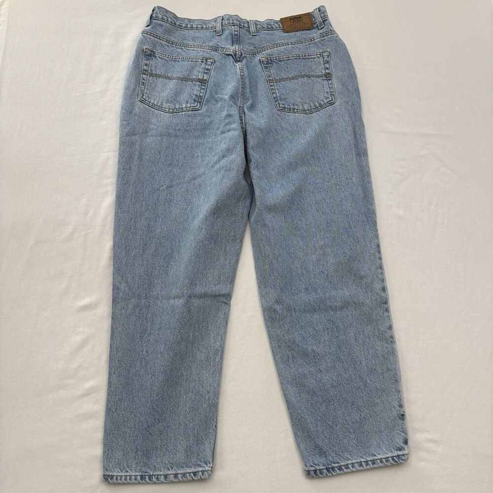 Vintage Route 66 Relaxed Fit Light Wash Mom Jeans Women's Size 18W High Rise - Picture 2 of 11